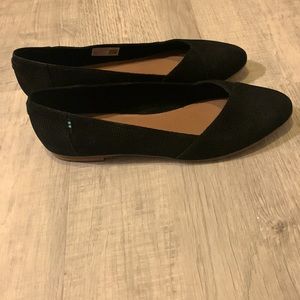 Black Toms flats